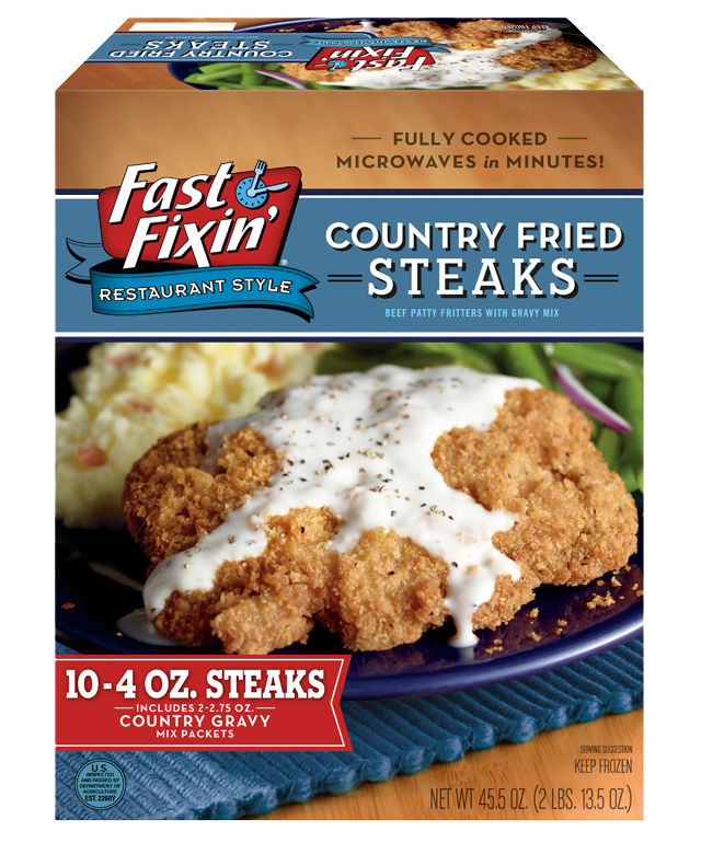 Family Size Country Fried Steak With Gravy